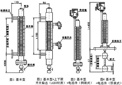 化工設(shè)備磁浮子液位計(jì)結(jié)構(gòu)特點(diǎn)圖